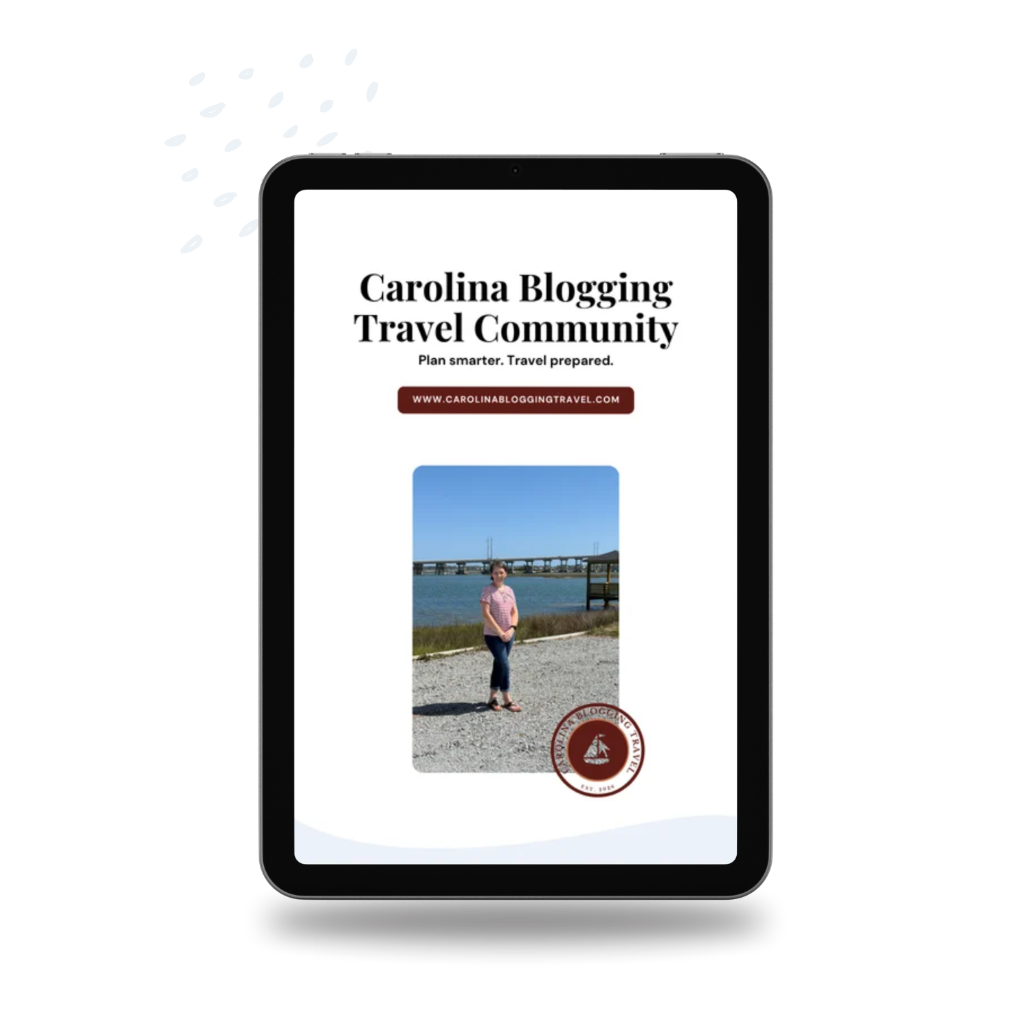 CB Travel Community - Website iPad Image
