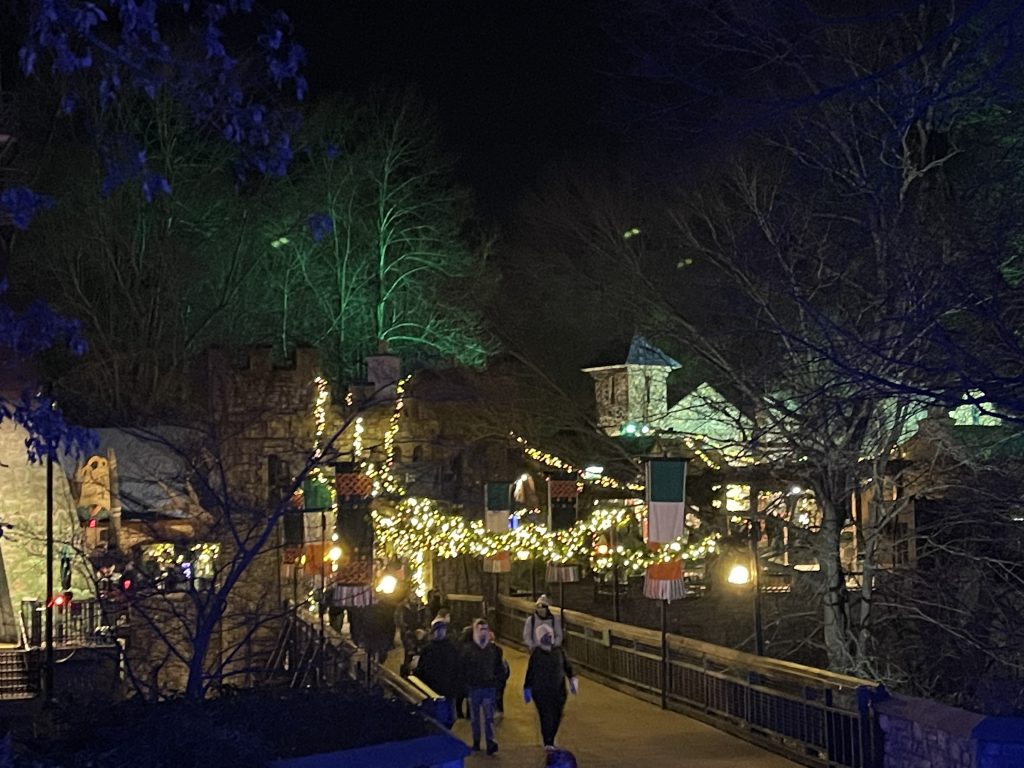 Christmas Town Busch Gardens Williamsburg Walkway
